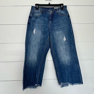 Vero Moda Women’s 30 Boxy Ankle Jeans Raw Hem